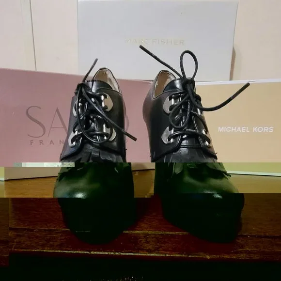 KORS Michael Kors leather wedges - Picture 6 of 12